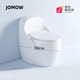 JOMOW59cm蛋形馬桶家用虹吸式坐便器小戶(hù)型抽水大口徑馬桶防臭防堵座廁 59小蛋形【59x40x64厘米】 250/300/350/ 400mm 下單請備注