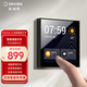 歐瑞博（ORVIBO） Mixpad C2智能開關(guān)觸屏語音控制面板內(nèi)置ZigBee網(wǎng)關(guān)免布線雙控 C2（零火版）兩路燈控-黑色