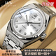 I&W CARNIVAL HWGUOJI瑞士品牌十大名表手表男士全自動(dòng)機(jī)械表防水夜光國表送男友禮物 愛沃馳751-鋼帶白面-進(jìn)口機(jī)芯 順豐空運(yùn)