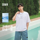森馬（Semir）短袖T恤男索羅娜涼感抗菌夏裝設(shè)計(jì)感印花休閑圓領(lǐng)t恤101324100154