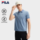 FILA 斐樂官方領(lǐng)航POLO短袖t恤2025年夏季時尚休閑涼感上衣男子針織衫