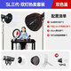 神牛SL150W 200W 300W三代雙色溫直播補(bǔ)光燈網(wǎng)紅美顏專業(yè)視頻錄制攝影l(fā)ed常亮燈打光 【10】雙燈套裝-快裝深口柵格柔光箱+柔光球 SL150WBI三代