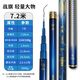 開沃精工漁具戰(zhàn)旗輕量大物版釣竿 5H鰱鳙竿超輕碳素釣魚竿臺釣竿 7.2m