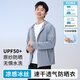 車(chē)歸沐防曬衣男春夏季冰絲防曬服修身戶(hù)外騎車(chē)遮陽(yáng)連帽外套防曬衫皮膚衣