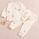 承承鹿嬰兒純棉開(kāi)檔套裝內衣褲無(wú)骨純棉春秋兩件套0-1歲大屁屁褲秋衣褲 套裝/C3和M-933可愛(ài)小象 【一套】 73 (均 碼) 14-19斤