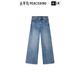 太平鳥(niǎo)冬季prince聯(lián)名拼接牛仔褲A3HAE4275 牛仔藍 M