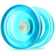 悠悠工廠(chǎng)（yoyofactory）無(wú)界Wedge YYF悠悠球 自由花式死睡溜溜球競技鋁合金軸蓋兒童玩具 WEDGE透明湖水藍銀蓋