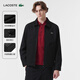 LACOSTE法國鱷魚(yú)男裝25春夏新款翻領(lǐng)時(shí)尚潮流百搭工裝外套|BH1159 031/黑色 M 50 175