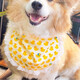 小中大型犬圍兜狗狗口水巾圍巾薩摩耶金毛哈士奇阿拉斯加狗狗圍脖 小鴨子 M建議26-75斤