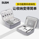 BUBM 數(shù)據(jù)線收納包電源盒子多功能充電線旅行便攜數(shù)碼配件整理袋雙層