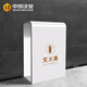 中加沃安滅火器箱子4kg干粉2只裝放置支架高端商場(chǎng)酒店消防器材 鏡瓷白滅火器陳列箱1個(gè)裝