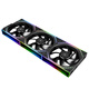 Thermalright(利民) TL-M12Q X3 12cm純黑風壓扇 無線材拼接機箱風扇 積木風扇 2000轉速PWM  幻彩無限鏡框 