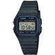 卡西歐（CASIO）男士防水黑色數(shù)字手表 長效電池微光夜視功能 F-91W-1X