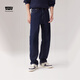 Levi's李維斯男士568寬松直筒黑色簡(jiǎn)約美式懷舊休閑復古牛仔長(cháng)褲 深藍色 34 (32)