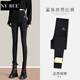 NY-RCE鯊魚(yú)皮外穿打底褲女秋冬加絨高腰飛行褲子收腹瑜伽芭比褲 升級版-提臀收腹-【無(wú)扣加絨】建議拍此款 M