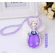萬寶資蘇菲亞護(hù)身符兒童項(xiàng)鏈?zhǔn)宙溙籽b小女孩女童公主生日飾品禮物 蘇菲亞項(xiàng)鏈