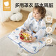 貝肽斯一體式餐椅罩衣寶寶吃飯圍兜兒童輔食 萌兔環(huán)游+海之微笑(帶兜)