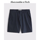 Abercrombie & Fitch【百搭多口袋】男裝25夏季美式百搭通勤寬松西裝短褲128-5037 深海軍藍 32 W(180/82A)