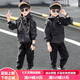 BICAIYA男童秋裝套裝網(wǎng)紅兩件套中大童9-14歲春秋季兒童裝潮衣洋帥氣13男孩運動休閑牛仔衣韓版 黑色牛仔長袖套裝 110（建議高100-110cm重30-40斤）