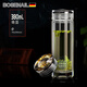 BOSENAIL德國(guó)精工高檔雙層玻璃保溫杯加厚隔熱水晶泡茶水分離商務(wù)辦公送禮 大杯 380ml