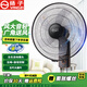 揚子壁扇掛壁式電風扇家用餐廳輕音壁掛臺式墻壁工業(yè)搖頭掛式大風扇節(jié)能宿舍電扇辦公室車間強勁風力 塑葉機械款【拉繩+旋鈕控制】5個塑扇葉 16寸基礎款