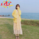 EPET2025新款春夏裙子女小清新超仙甜美碎花連衣裙吊帶裙雪紡裙女長(cháng)裙 【吊帶裙】 M 【建議90-105斤】