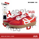 WE FLOWER＆HBD聯(lián)名款春季穿搭新品2025復(fù)古德訓(xùn)鞋經(jīng)典輕便 少年紅  37