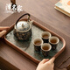 澤名家萬花牡丹提梁壺一壺四杯家用茶壺茶杯大容量泡茶壺功夫茶具套裝 萬花牡丹提梁壺（雙魚）一壺四杯