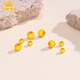 吾皇老金古法金珠黃金散珠999足金純金轉(zhuǎn)運(yùn)珠配件兩世歡手鏈腳鏈DIY手串 約1.02g