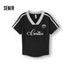 森馬（Semir）涼感T|短袖T恤女短款撞色V領(lǐng)夏季2025修身上衣運(yùn)動(dòng)風(fēng)109325100047