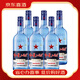 紅星紅星二鍋頭藍瓶綿柔8陳釀清香型白酒43度750mL* 6瓶【喜宴專享】 43度 750mL 6瓶