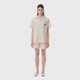 TEENIE WEENIE睡衣女2025夏季短袖短褲可外穿舒適簡約翻領開衫男家居服套裝 【恬靜時光女款】梔子白 M