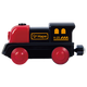 【95成新】Hape兒童火車(chē)頭玩具復古黑紅電動(dòng)火車(chē)頭男女孩生日禮物E7361