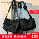 COASX & KAEADCK男包輕奢單肩包斜挎包大容量郵差包商務(wù)休閑包時尚騎行背包機(jī)能 【黑色大款】大學(xué)生便攜包運(yùn)動包 潮流跨肩包通勤運(yùn)動掛包隨身背包