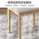 心有良家餐椅靠背北歐簡(jiǎn)約書房凳子書桌學(xué)生學(xué)習(xí)臥室家用仿實(shí)木牛角椅