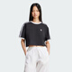阿迪達斯 （adidas）三葉草 七夕禮物女子 3S LOOSE CROP T 短袖 JC8149 S