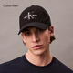 Calvin KleinJeans【明星同款】25春夏新款男女ck刺繡純棉棒球帽禮物4G5004G UB1-太空黑 均碼