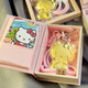 中國珠寶大褔hellokitty貓鑰匙扣黃金掛件足金KT貓手機(jī)鏈999包包掛飾禮物 KT貓鑰匙扣【20mg】（粉色禮盒)