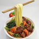 仿真面條拉面模型牛肉面重慶小面網(wǎng)紅拍攝道具飯店桌面擺件假面條 【紅燒牛肉面挑起款】