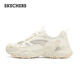 斯凱奇（SKECHERS）女鞋厚底增高老爹鞋時(shí)尚綁帶運(yùn)動(dòng)鞋網(wǎng)面舒適透氣休閑鞋150525