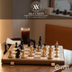 領(lǐng)御高檔實(shí)木國際象棋套裝便攜折疊chess比賽教學(xué)培訓(xùn)專用棋盤