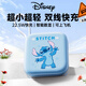 迪士尼（DISNEY）【3C認(rèn)證可上飛機(jī)】快充充電寶10000毫安自帶雙線超薄小巧移動(dòng)電源通用蘋果七夕禮物 CCD-06史迪奇