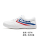 飛躍（Feiyue）小白鞋第三版 運動鞋帆布鞋板鞋小白鞋休閑男女情侶鞋 607紅藍白 36 標準尺碼
