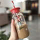 星巴克杯子隨享搖搖杯玻杯咖啡杯水杯隨手杯玻璃瓶 小紅帽搖搖杯