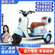 新款電動(dòng)三輪車(chē)家用小型接送孩子女士電瓶車(chē)親子車(chē)老年老人代步車(chē) 藍天白云【不倒翁】差速電機 【60V20A超威.天能鉛酸】≤95里