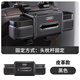 立木泰奧迪Q5LQ7Q3Q8 A6LA4A7A8L車載水杯架紙巾盒多功能座椅后備收納盒 奧迪椅背收納盒黑色 皮革款-帶標(biāo)