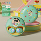 蠟筆小新（CRAYON SHINCHAN）真無(wú)線藍(lán)牙耳機(jī) 雙耳迷你隱形入耳式耳塞跑步運(yùn)動(dòng)時(shí)尚音樂(lè)耳機(jī)卡通可旋轉(zhuǎn)充電盒蘋果華為安卓通用 小新【綠色】旋轉(zhuǎn)藍(lán)牙耳機(jī)