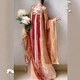 原創(chuàng  )新款漢服女《富錦蓉》唐制吊帶一片式刺繡齊胸襦裙大袖衫 全套 雙層大袖衫+下裙+里衣+披帛 S
