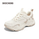 斯凱奇（Skechers）女鞋秋季舒適休閑時尚運動厚底老爹鞋七夕禮物送女友117685 自然色/NAT -女款 37