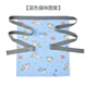 優(yōu)恩蓓春夏季棉布背帶四川老式棉布背巾后背式寶寶傳統(tǒng)背帶薄款嬰兒背袋 藍色貓咪